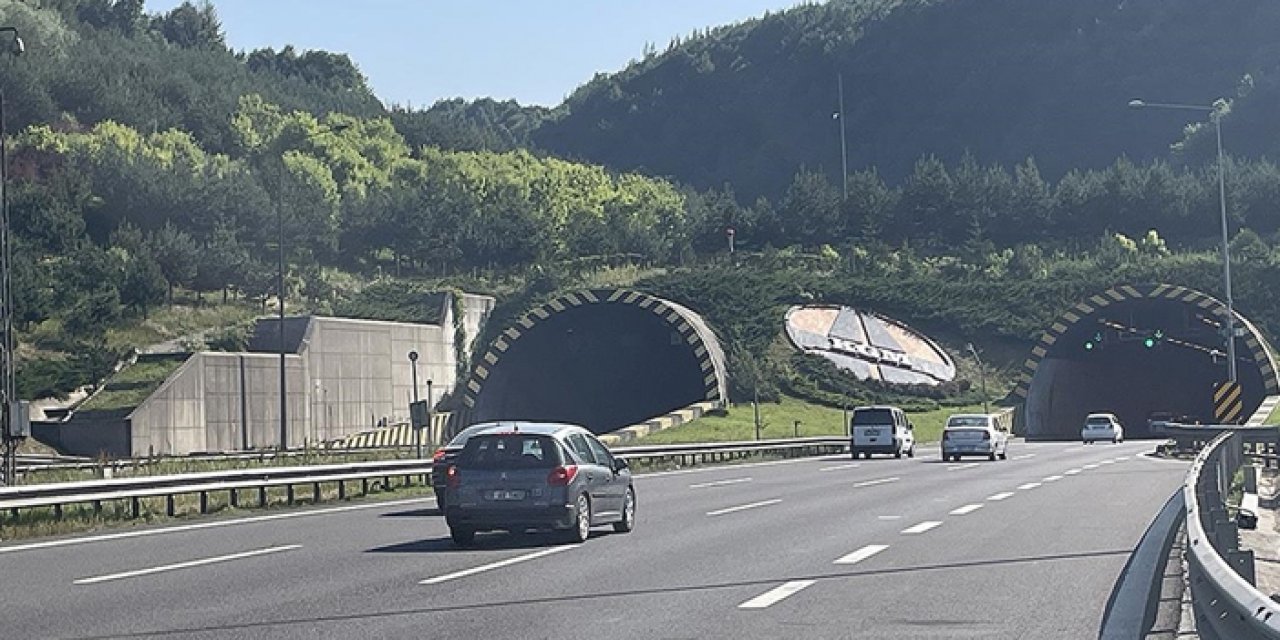 Bolu Tüneli'nden 1 milyondan fazla araç geçti