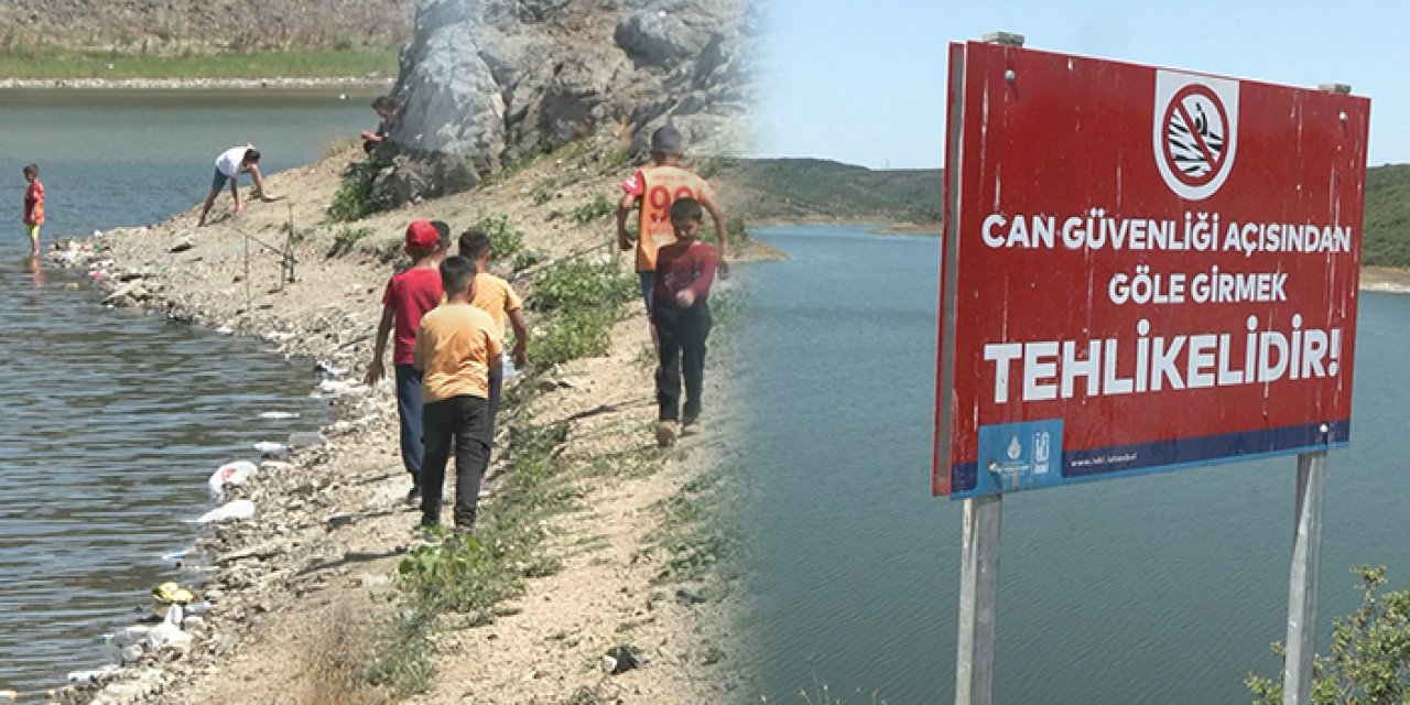 Alibeyköy Barajı'nda ölümüne serinlediler