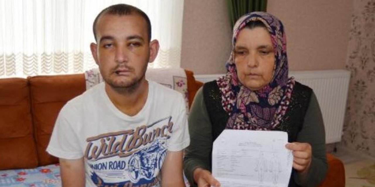 Kas hastasını dövüp hastanelik etti