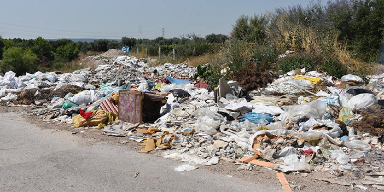 İçme suyuna moloz ve çöp döküldü