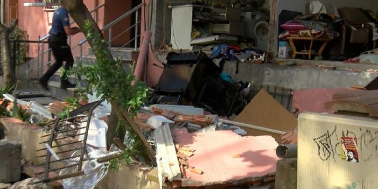 Doğal gaz patlaması sonucu bir kişi yaralandı