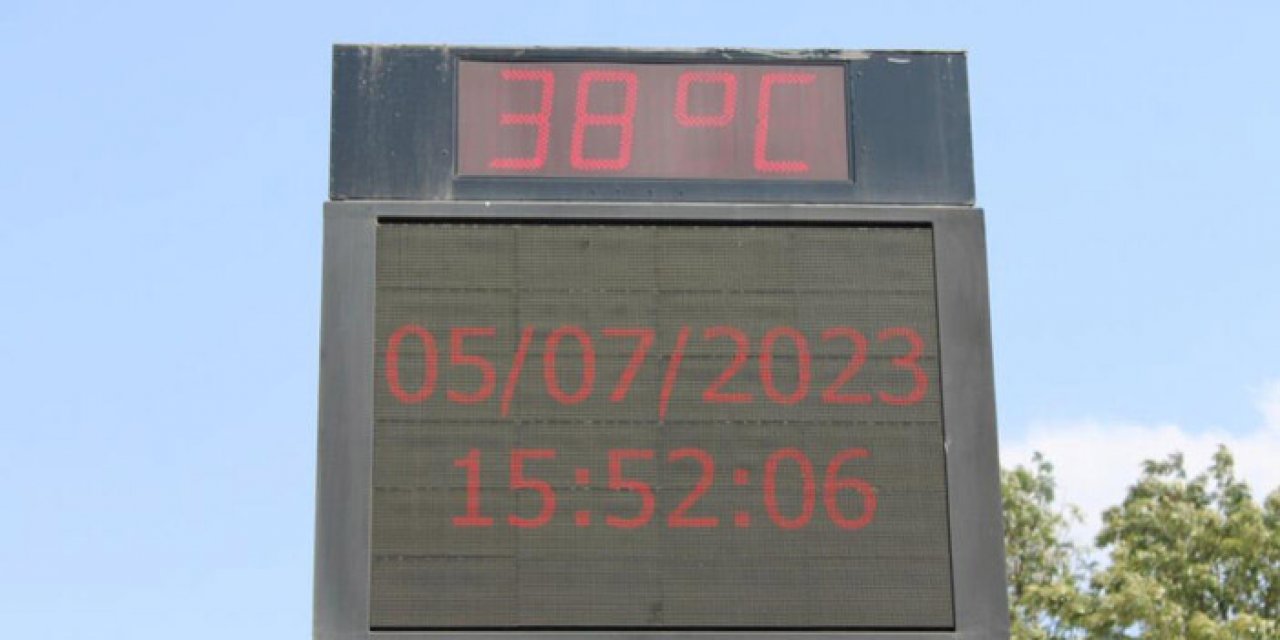 Aydın kavruluyor: Termometreler 38'i gösteriyor!