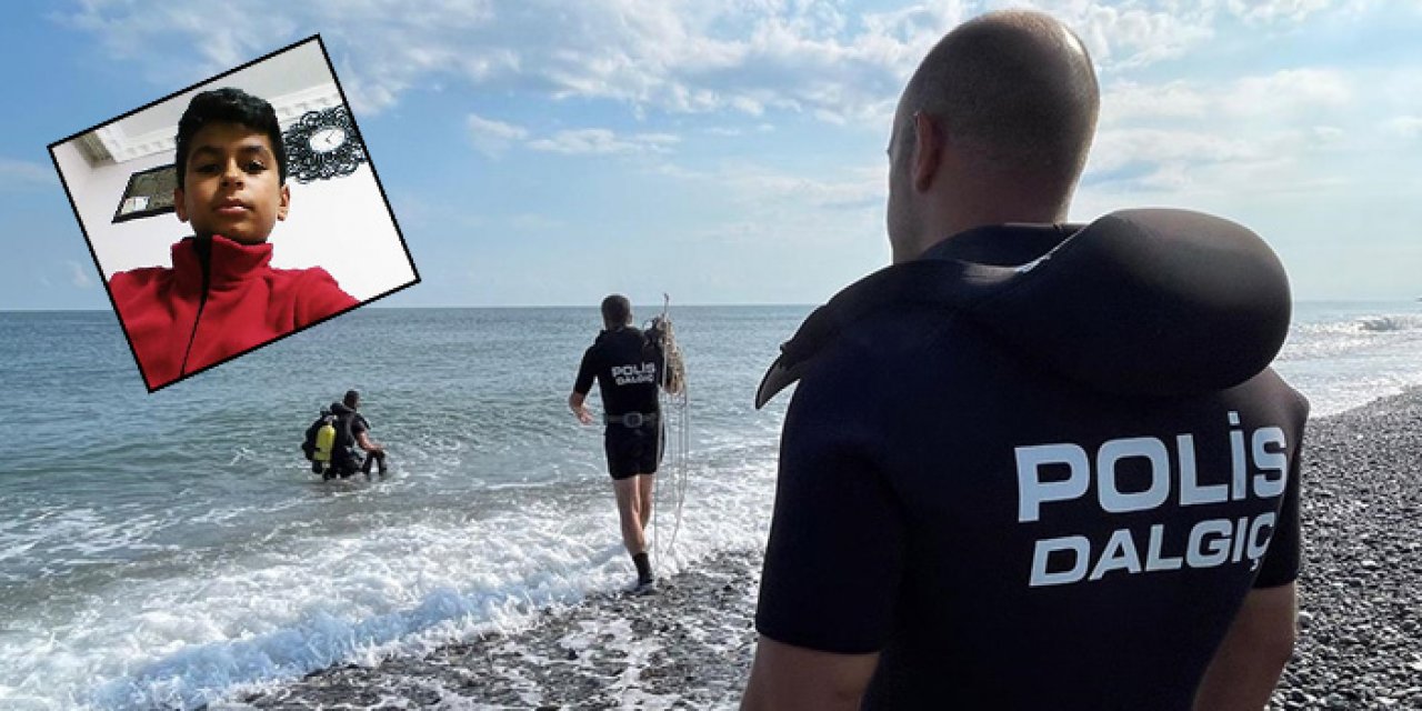 Denize giren 14 yaşındaki çocuk boğularak yaşamını yitirdi