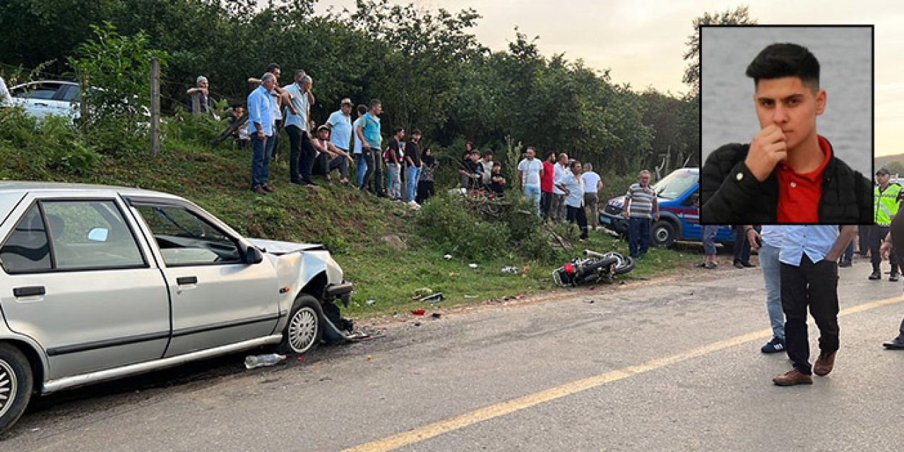 Otomobil ile motosiklet çarpıştı kazaya karışanlar kuzen çıktı: 1 kişi öldü