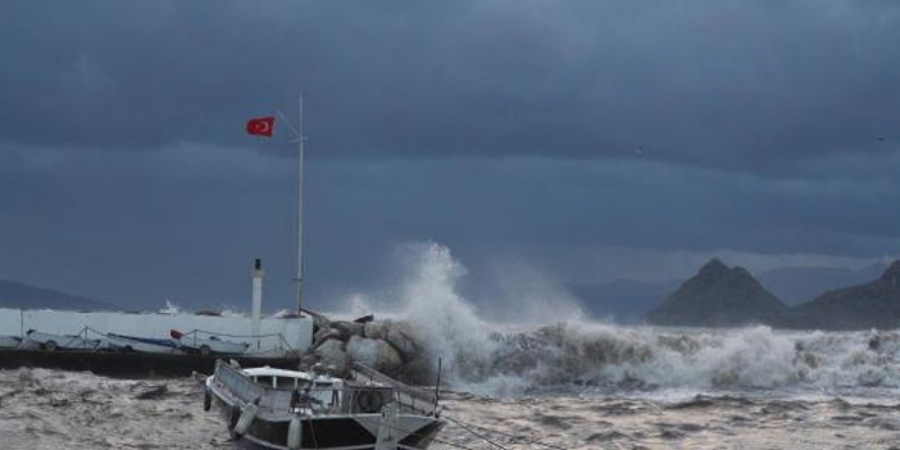 Meteoroloji'den denizde 'fırtına' uyarısı