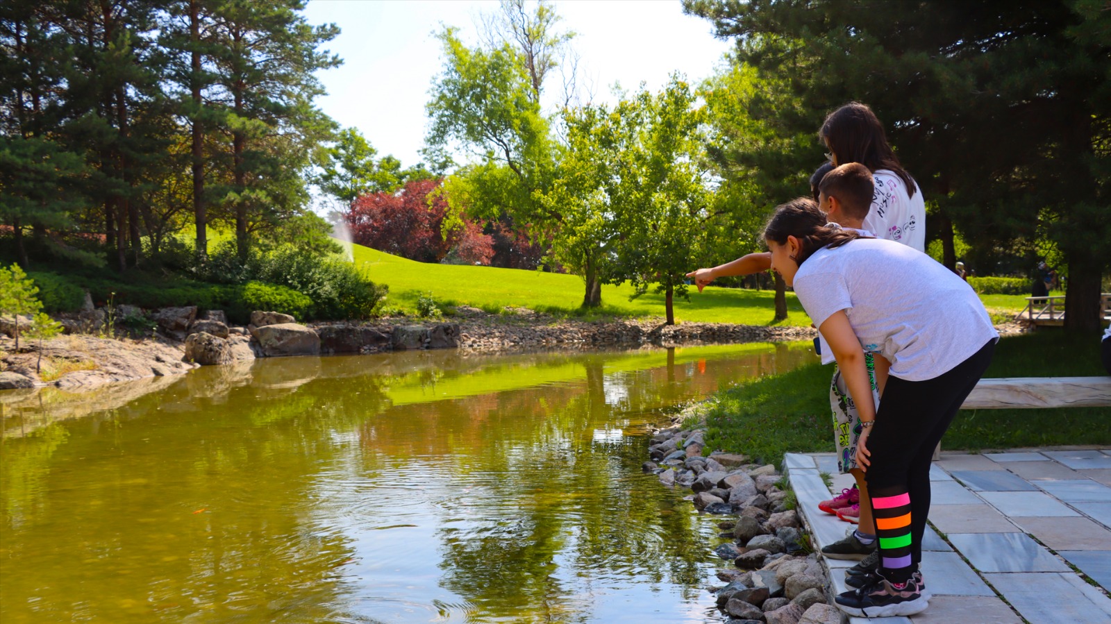 Ankaralılar akın ediyorlar: "Biz buraya Ankara'nın cenneti diyoruz" Doğa harikası bahçe rağbet görüyor...