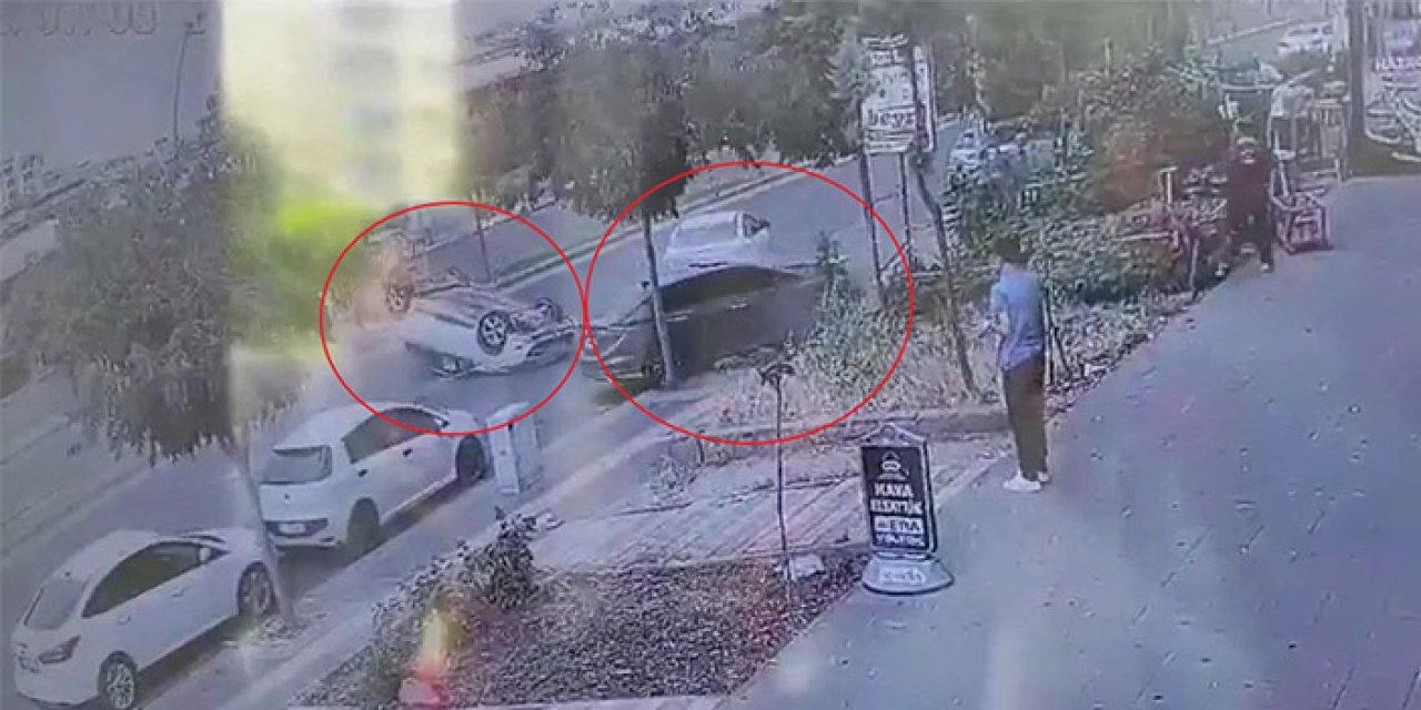 İki otomobil çarpıştı: 3’ü çocuk 5 yaralı