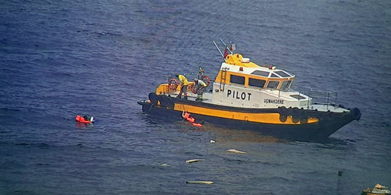 Tekneleri alabora olan 4 kişi kurtarıldı