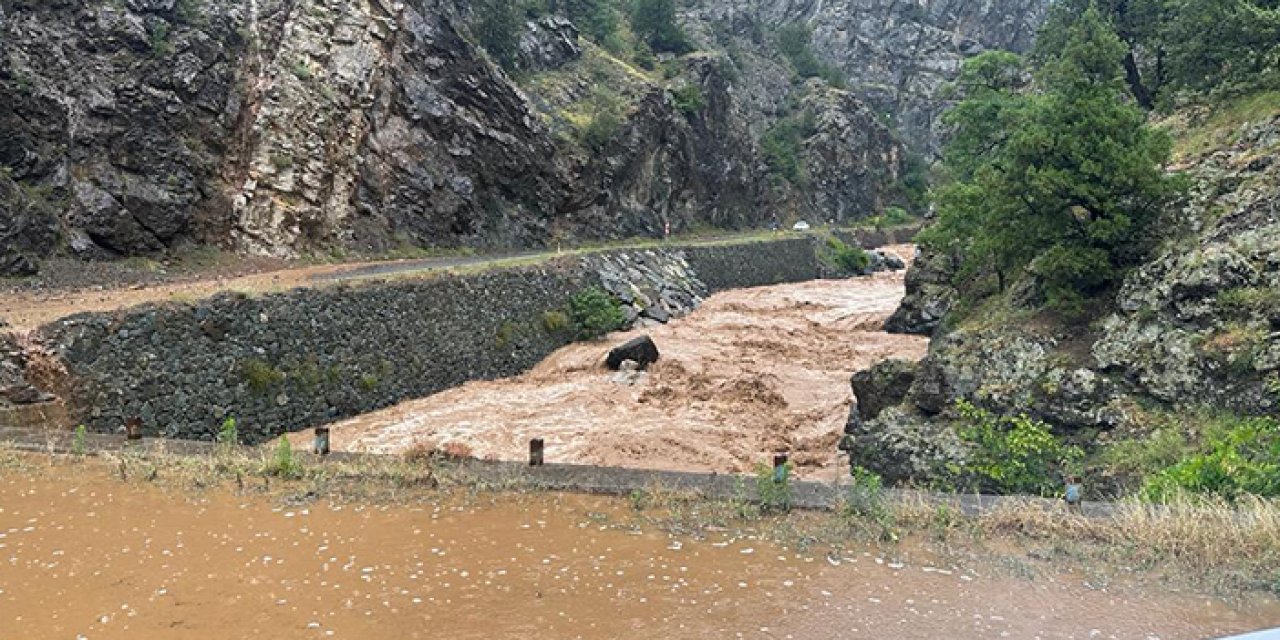 Artvin-Şavşat yolunda heyelan: Yol ulaşıma kapandı