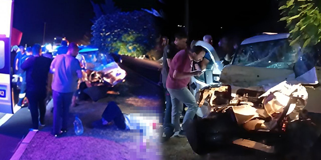 Tarktör ile otomobil çarpıştı: 4 yaralı