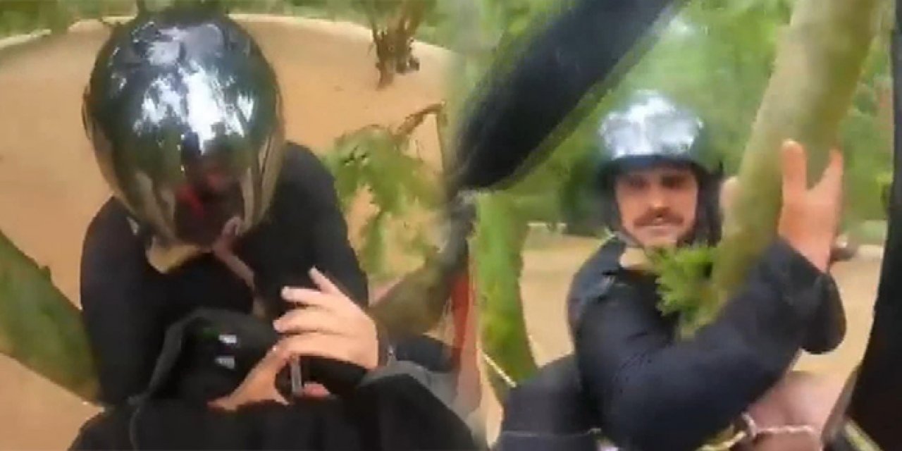 Mahsur kalan 2 kişi helikopterle kurtarıldı