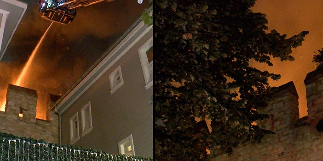 Topkapı Sarayı'nda korkutan yangın!