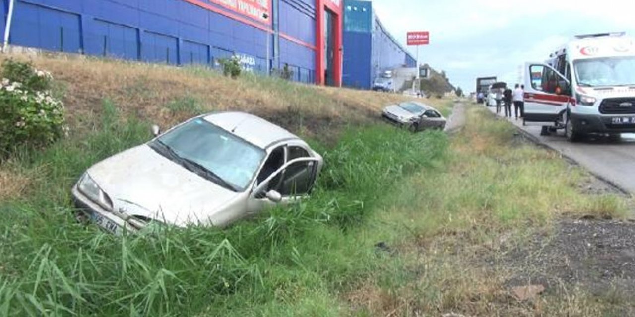 Kırıkkale-Ankara kara yolunda 7 araçlı zincirleme kaza