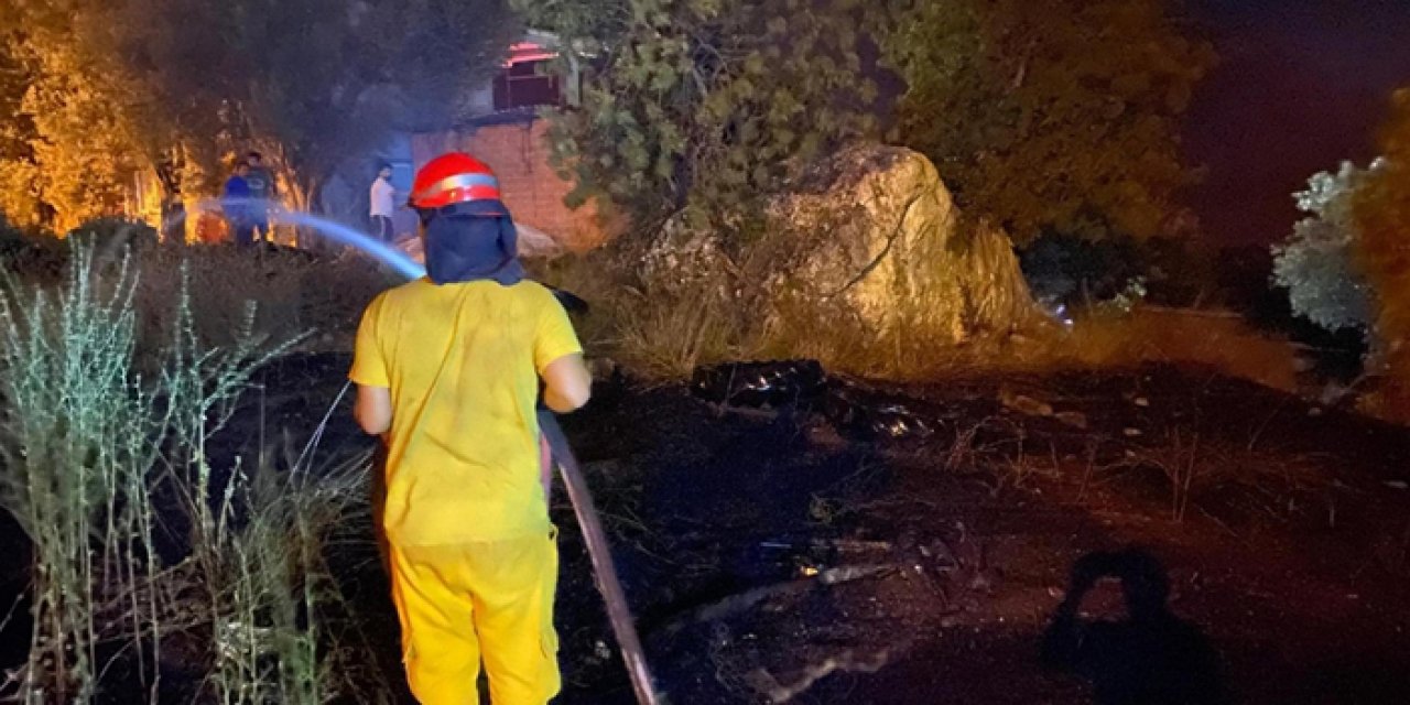 Muğla'da ormanlık alanda yangın