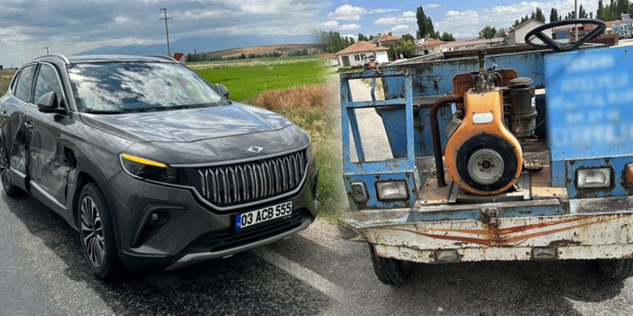 Patpat'ın talihsiz kazası: Togg'a çarptı