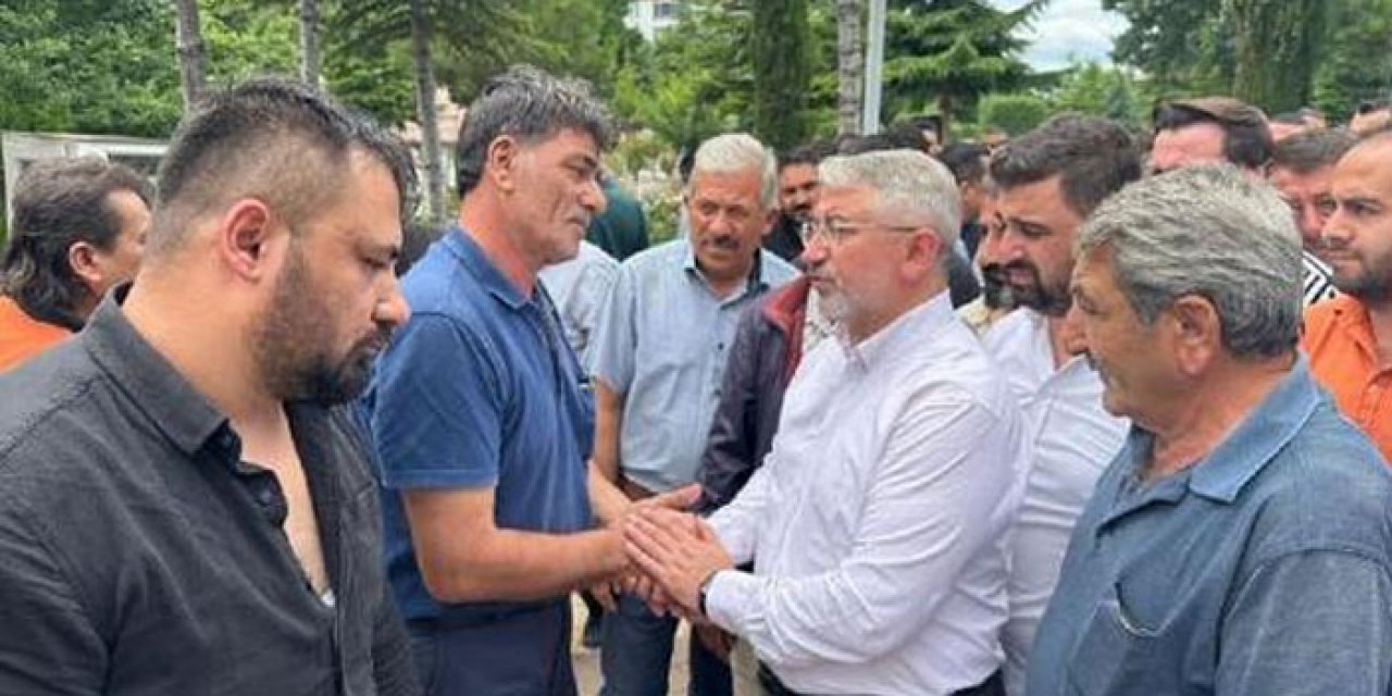 Nefes borusuna yemek kaçan çocuk defnedildi