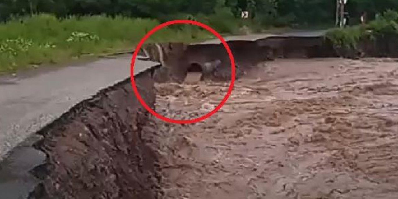 Ordu’da heyelan: Ana isale hattı patladı