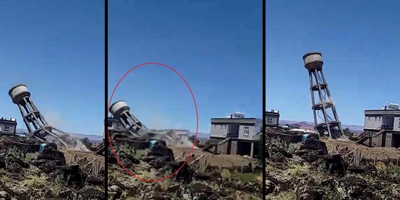 Depremde hasar görmüştü; kontrollü yıkıldı