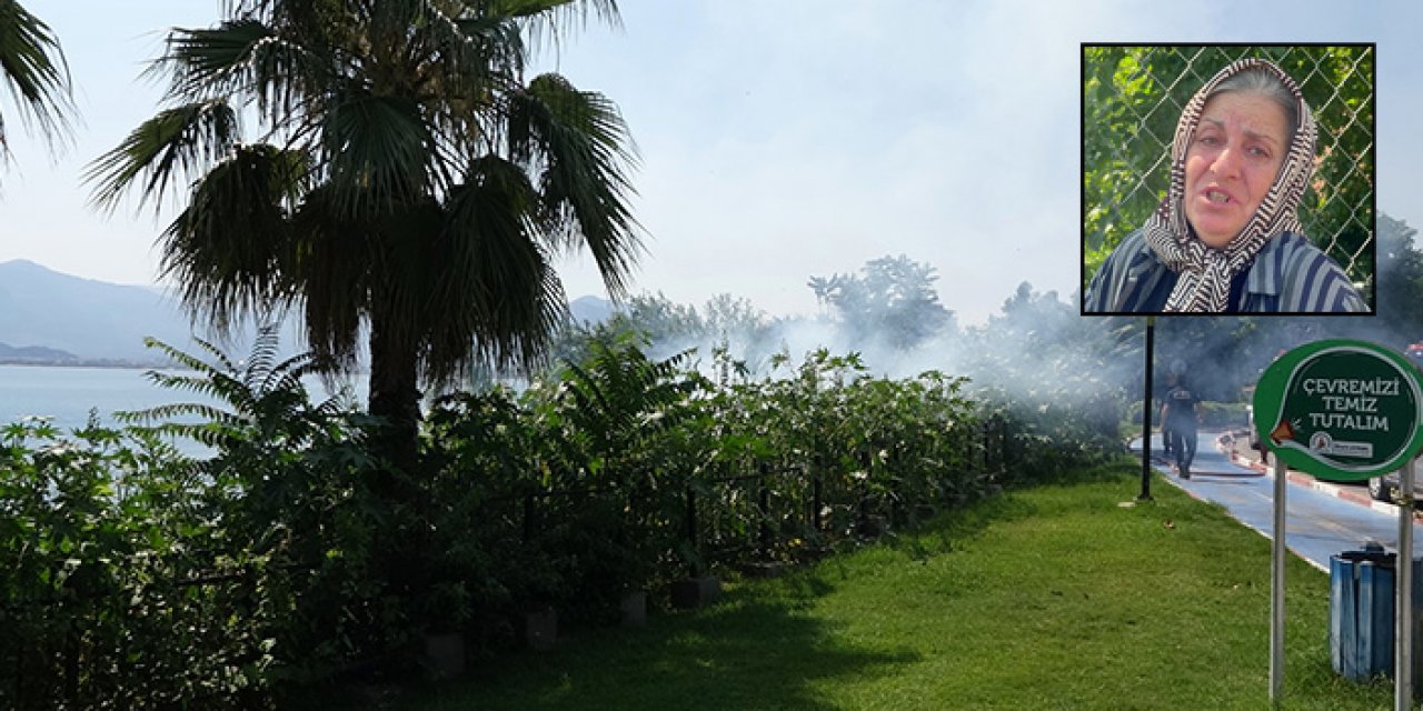 Çıkan yangında hayvanlarının zarar gördüğünü sandı gözyaşlarını tutamadı