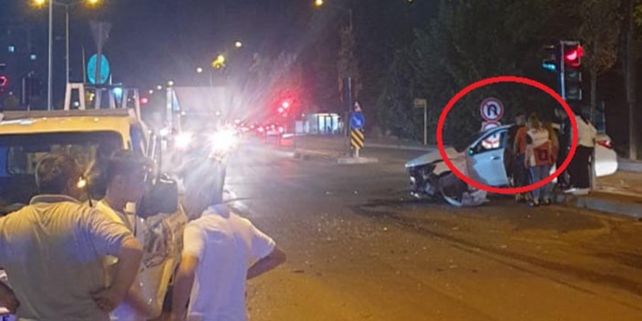 Hatalı ‘U’ dönüşü kaza getirdi: 2 yaralı