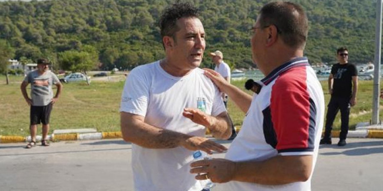 Ferhat Göçer yangın bölgesine gelerek destekte bulundu