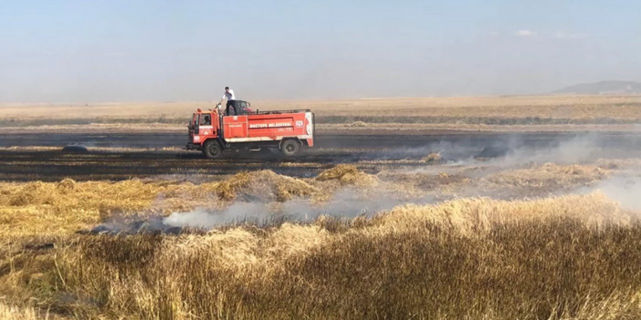Kırşehir'de yangına müdahale eden çiftçi hayatını kaybetti