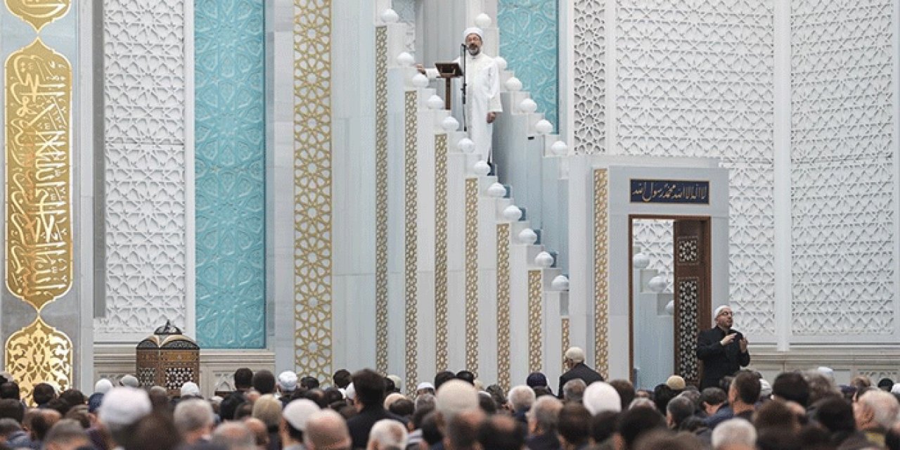 Diyanet 14 Temmuz Cuma hutbesi belli oldu