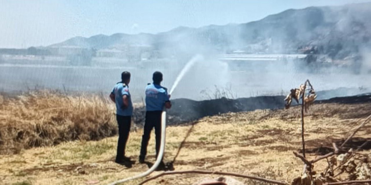 Gaziantep'te yangın: 45 dönüm küle döndü