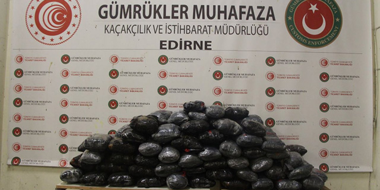 Gümrük’te 133 kilo esrar ele geçirildi