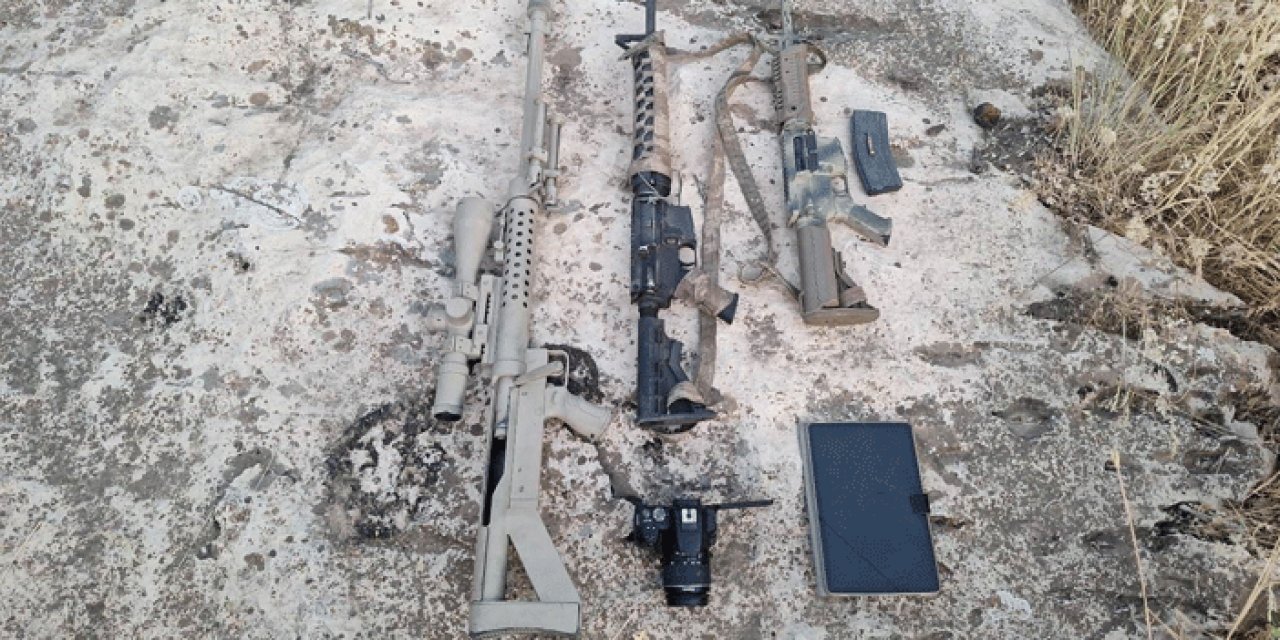 PKK'ya darbe: Silah ve mühimmatlar kullanılamaz hale getirildi