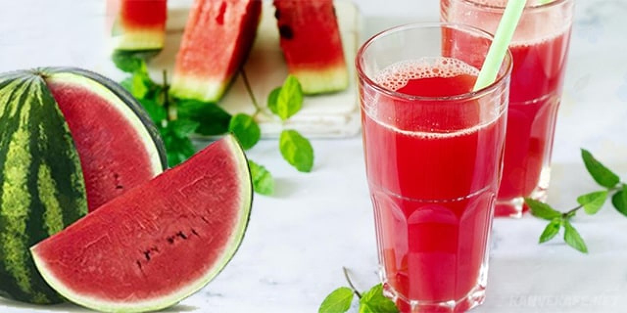 İşte şimdi yaz geldi dedirten lezzet! Karpuzlu Limonata tarifi