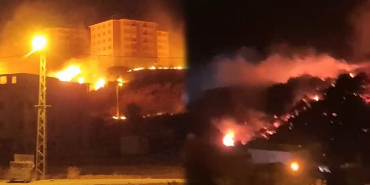 Gaziantep’te otluk alan yangını