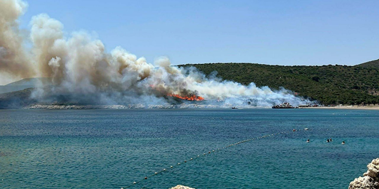 Dev yangın mangal ateşinden çıkmış