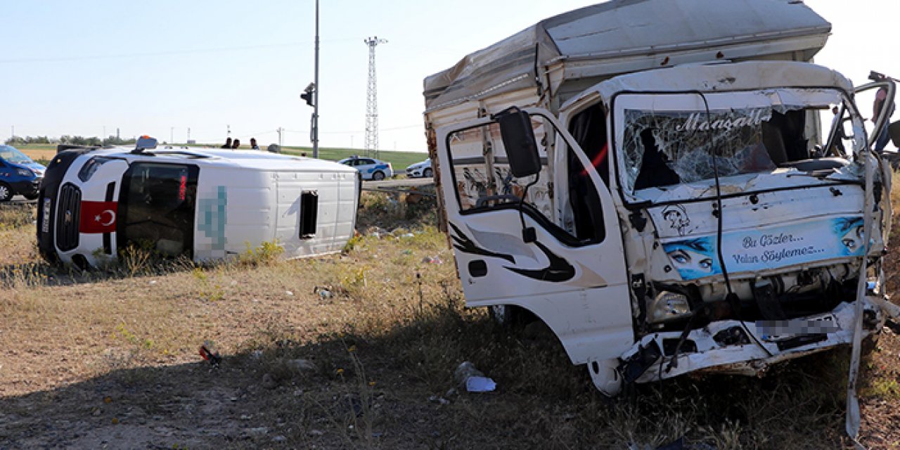 Kayseri'de zincirleme kaza: 12 yaralı