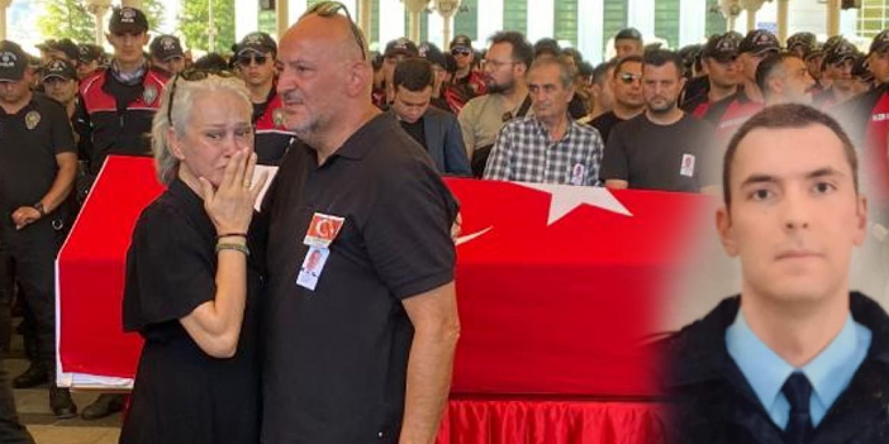 Şehit polis Alp Efe Bekit Ankara'da toprağa verildi