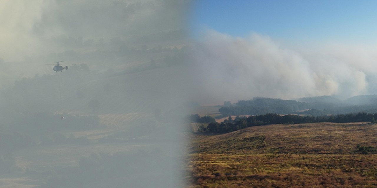 Çanakkale alevlere teslim! Çalışmalar sürüyor