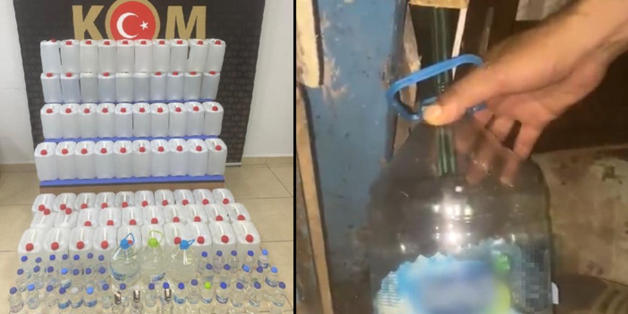 Edirne'de 387 litre sahte rakı ele geçirildi