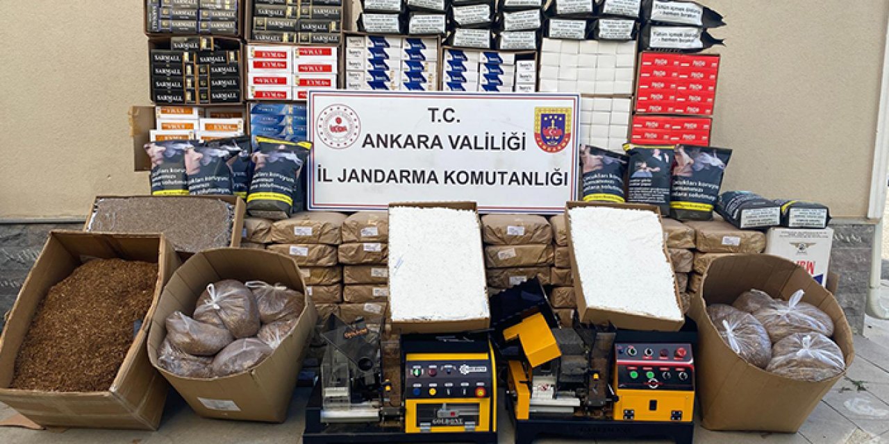 Ankara'da kaçakçılık operasyonu: 3 şüpheli yakalandı