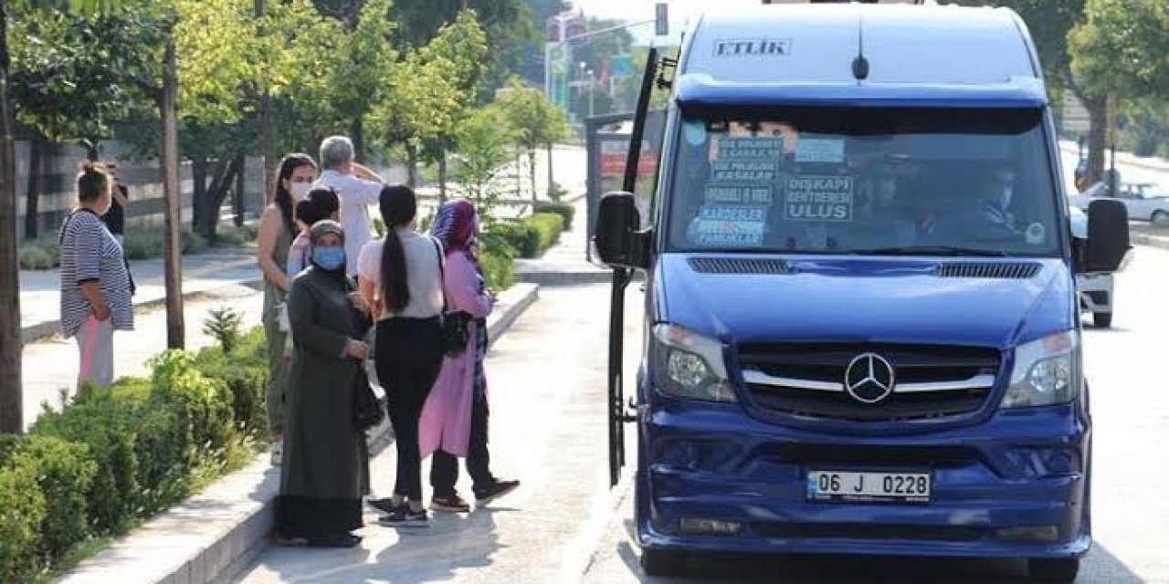 Ankara Karapürçek Ulus dolmuş ücreti kaç lira oldu? Ulus Karapürçek dolmuş ne kadar?