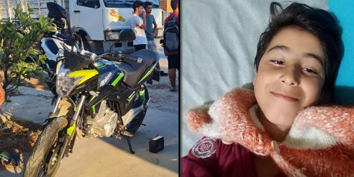 Bodrum'da motosikletin çarptığı 12 yaşındaki Ali can verdi