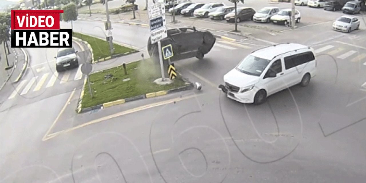 Emniyet görüntüleri paylaştı: Trafik kazaları kameralara böyle yansıdı