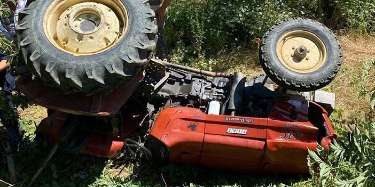 Bursa’da traktör devrildi: 1 ölü