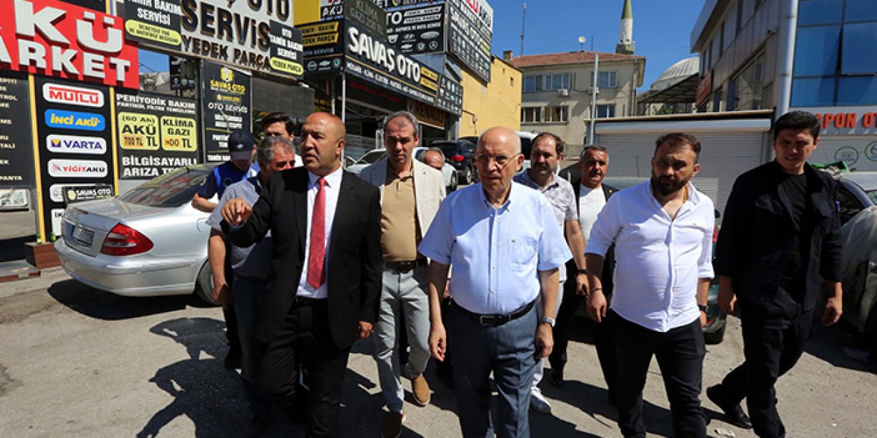 Yenimahalle Belediyesi Başkanı Yaşar sanayiyi ziyaret etti