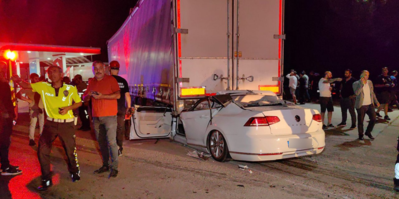 Kuzeninin kullandığı TIR'a çarparak yaşamını yitirdi