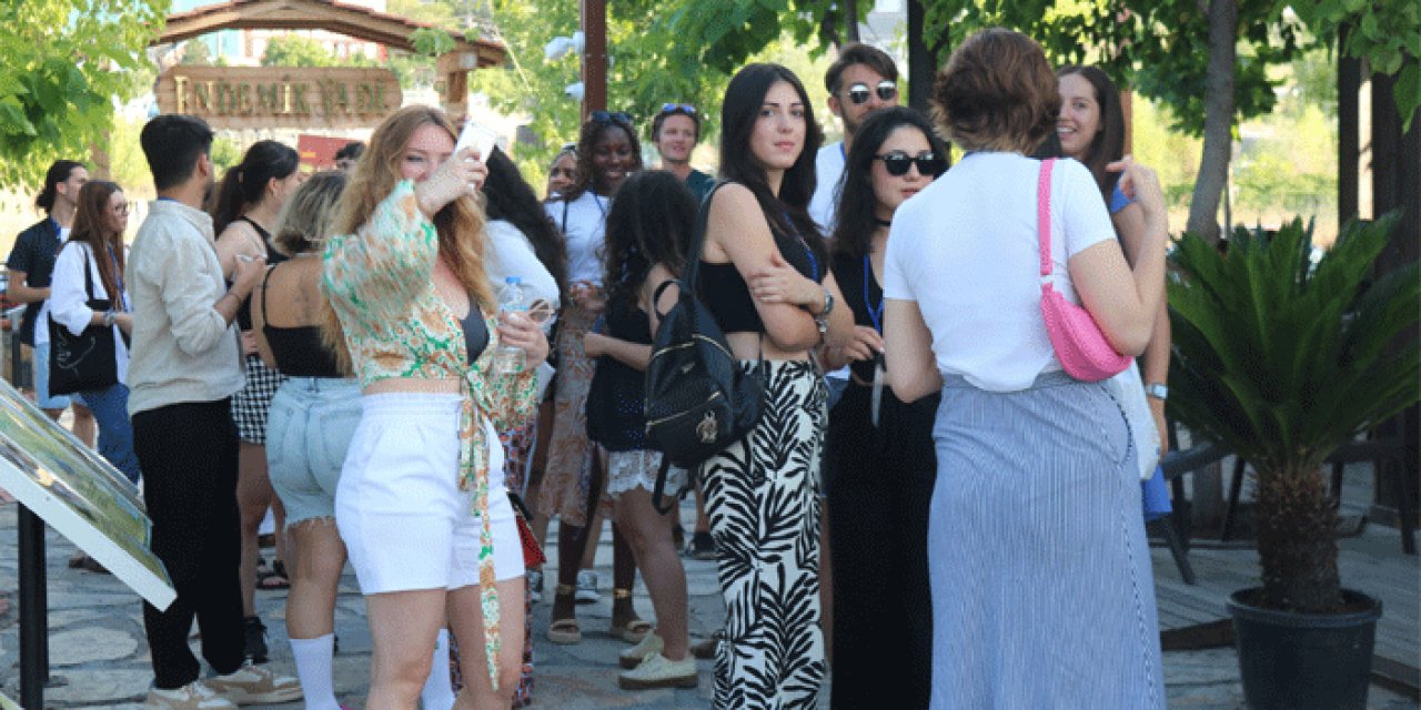 Yabancı öğrenciler Pursaklar Endemik Vadi Parkı'nı gezdi