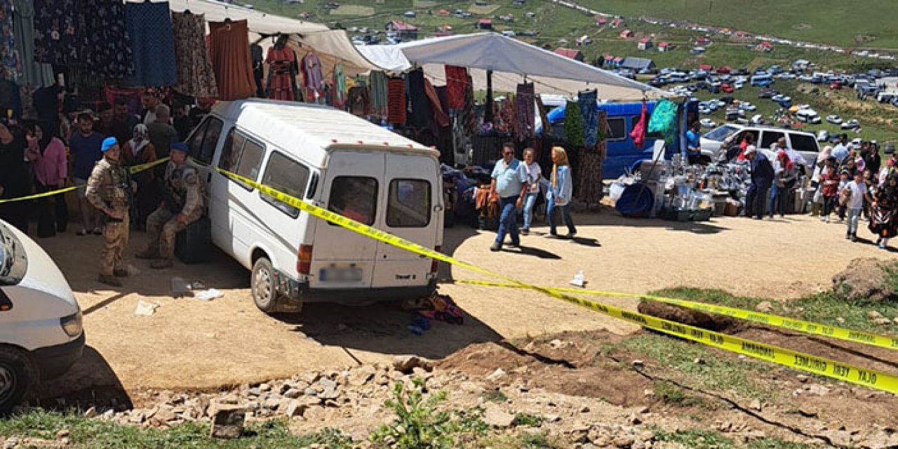 Halat koptu pazar alanına girdi: 3 yaralı