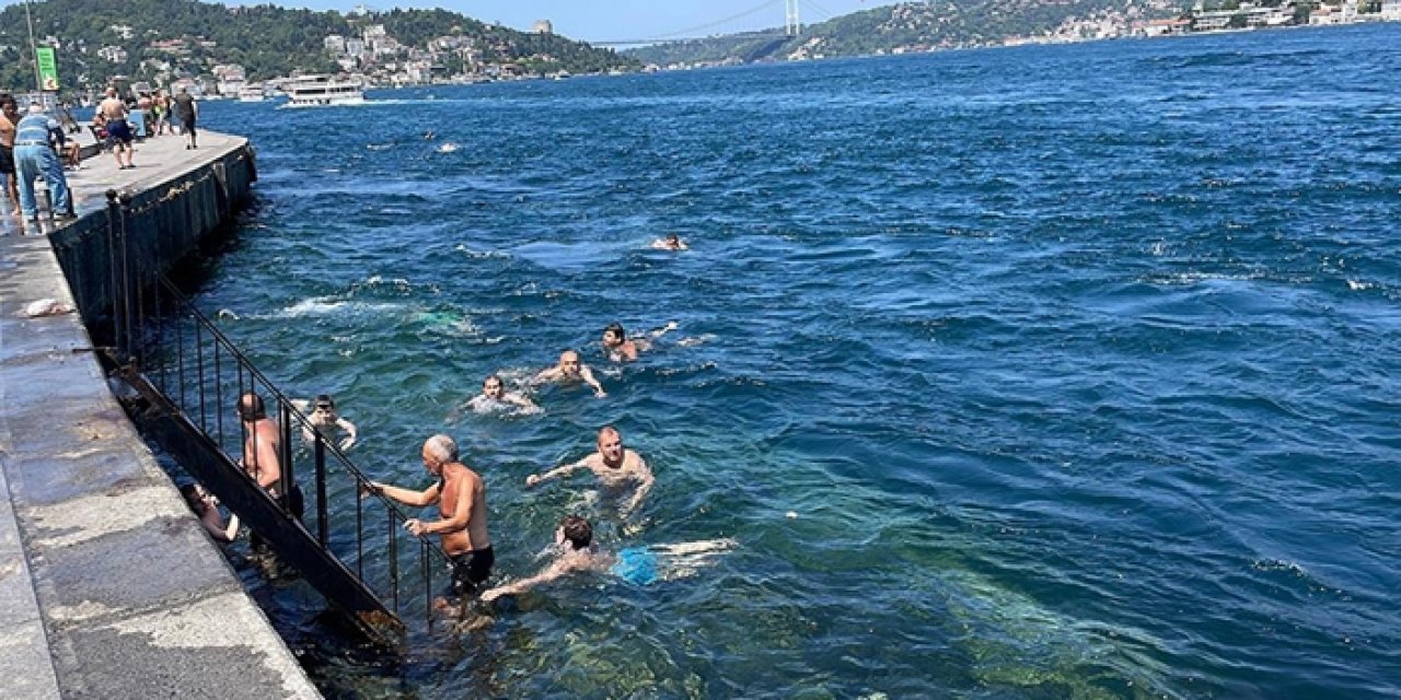 İstanbul'da serinlemek isteyen vatandaşlar sahillere akın etti