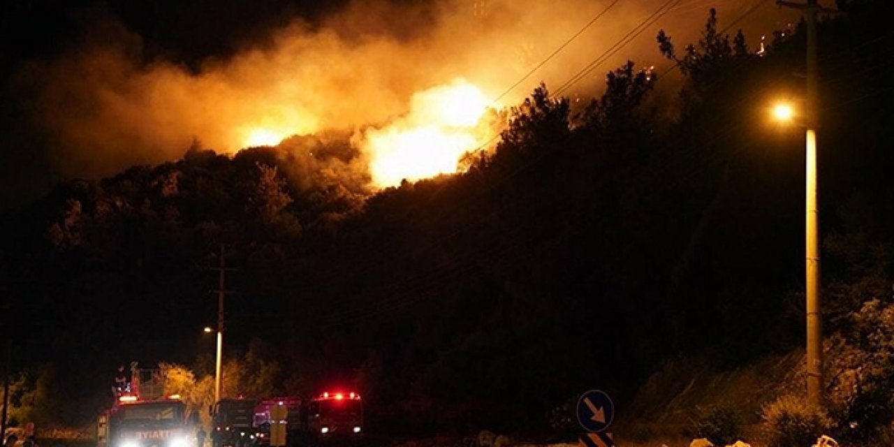 Muğla'da çıkan yangın 12 saatte söndürüldü