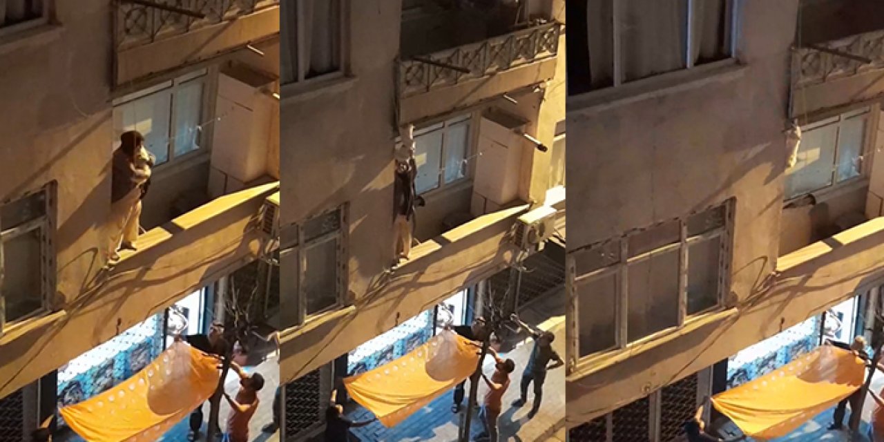 Kediyi kurtarmak için canını tehlikeye attı