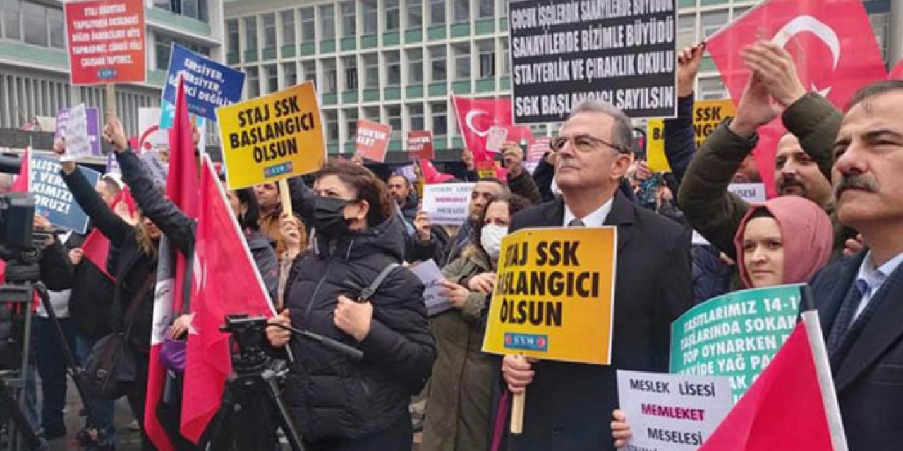 Staj mağdurları çığ gibi büyüyor: Sahaya indiler!